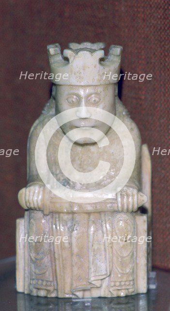 The Lewis Chessmen, (Norwegian?), c1150-c1200. Artist: Unknown