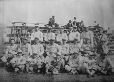 Cleveland Americans posing as team, 1910. Creator: Bain News Service.