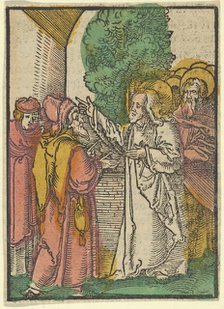 Parable of the Pharisees and the Tax-Collector, from Das Plenarium, 1517. Creator: Hans Schäufelein the Elder.
