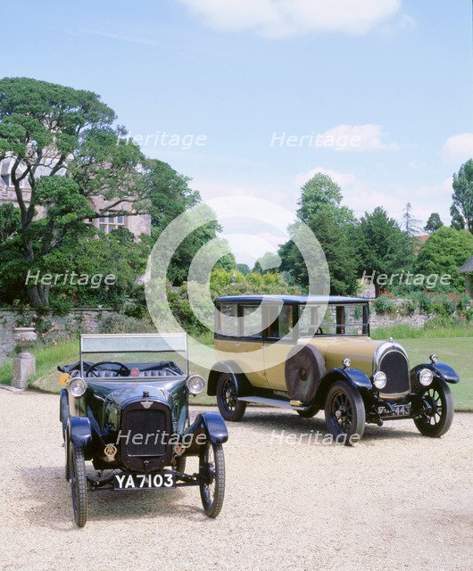 1923 Austin seven and 1924 Bean. Artist: Unknown.