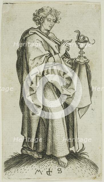 St. John, from Apostles, n.d. Creator: Martin Schongauer.