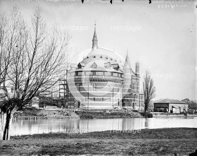 Shakespeare Memorial Theatre, Stratford Upon Avon, Warwickshire, c1860-c1922. Artist: Henry Taunt