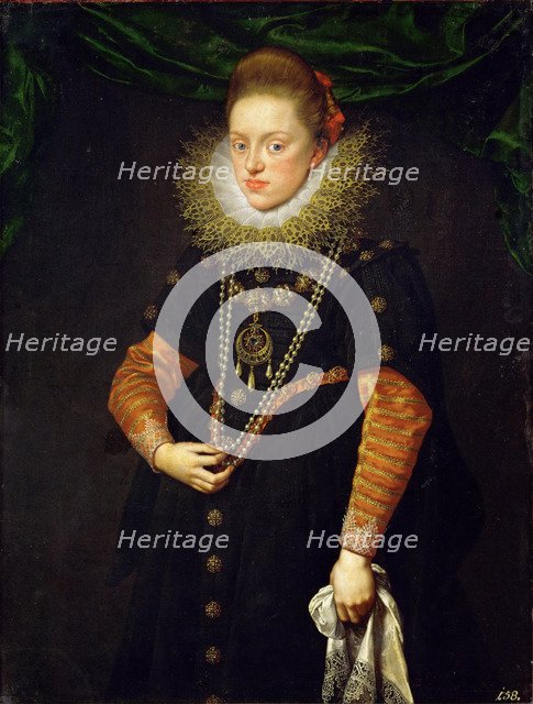 Portrait of Constance of Austria (1588–1631), queen of Poland, ca 1603. Artist: Pourbus, Frans, the Younger (1569-1622)