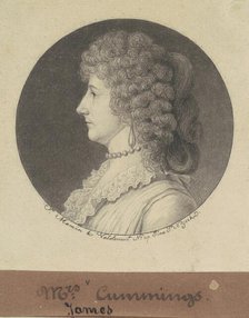 Phoebe Harisson Cuming, 1797. Creator: Charles Balthazar Julien Févret de Saint-Mémin.