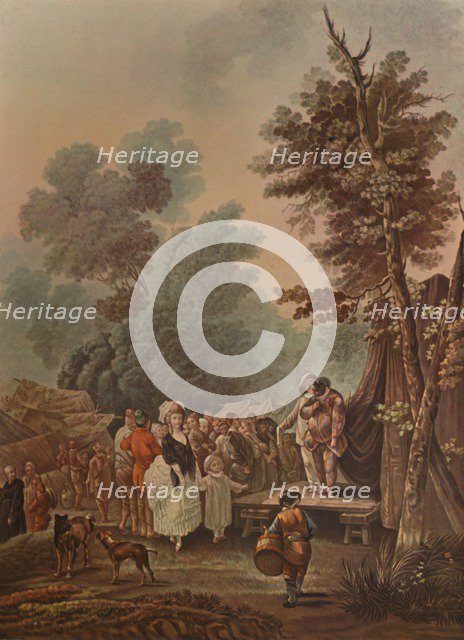 'La Foire De Village', (Village Fair), 1785, (1913). Artist: Charles-Melchior Descourtis.