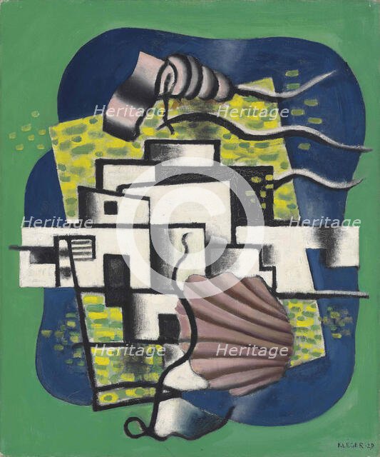 Composition with shell (Composition avec coquille), 1929. Creator: Léger, Fernand (1881-1955).
