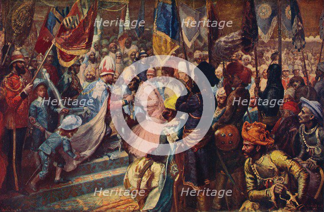 The Prince of Wales in India, 1876 (1906).  Artist: Unknown.