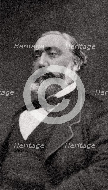 Leon Gambetta, French statesman, 1881. Artist: Unknown