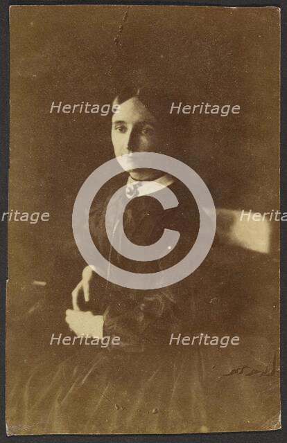 Portrait of a woman, about 1855. Creator: Unknown.