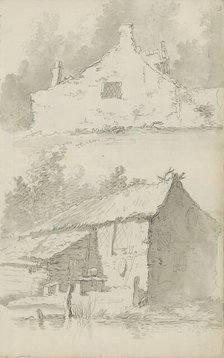 Farmers' houses, c.1780-c.1800. Creator: Bernhard Heinrich Thier.