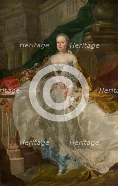 Portrait of Empress Maria Theresia of Austria (1717-1780), 1766. Creator: Palko; Franz Anton (1717-1766).
