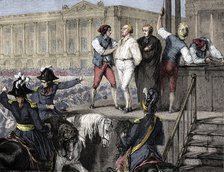Execution of Louis XVI of France, Paris, 21st January 1793 (1882-1884).  Artist: Unknown.