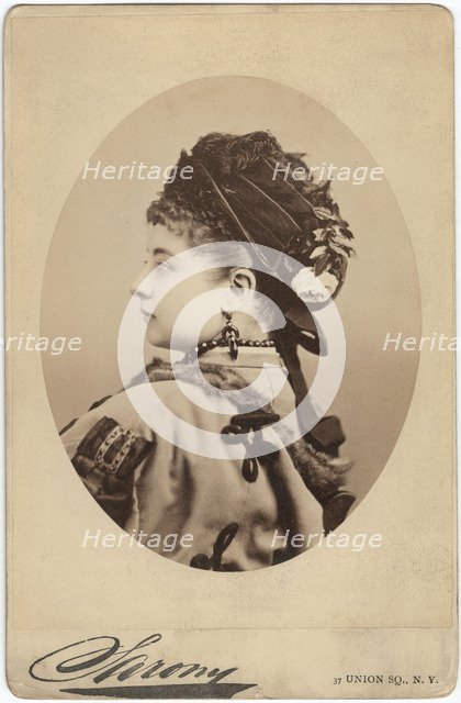 Portrait of Pauline Lucca (1841-1908). Artist: Sarony, Napoleon (1821-1896)