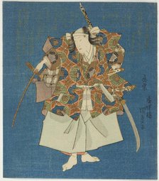 Actor in riding garb, 1834. Creator: Utagawa Kunisada.