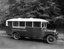 1928 Thornycroft A2 long chassis bus . Creator: Unknown.