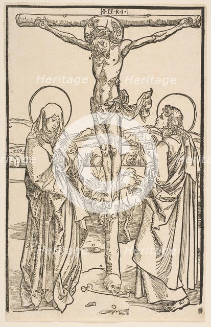 Christ on the Cross with the Virgin and Saint John.n.d. Creator: Unknown.