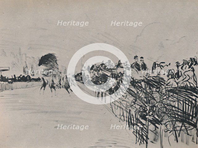 'The Races', 1865-1872, (1946).  Artist: Edouard Manet.