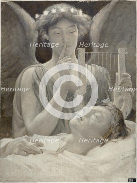 Keats' Last Sonnet, 1887. Creator: Will H. Low.