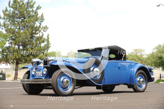 Ruxton model c roadster 1932. Artist: Simon Clay.