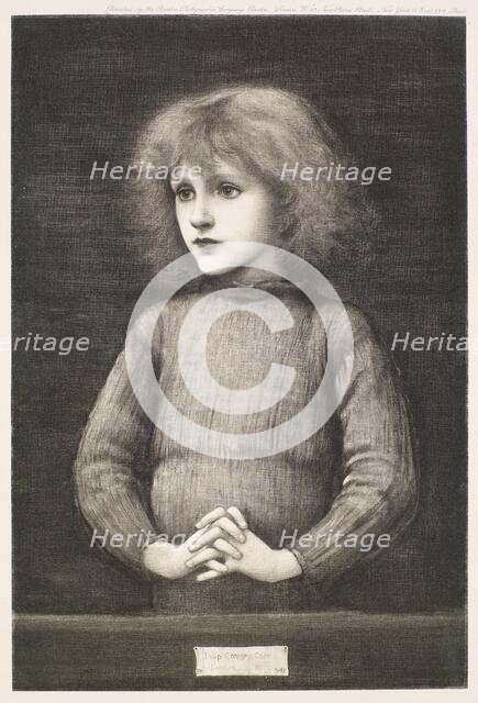 Portrait of Philip Comyns-Carr, 1882, (1900). Creator: Unknown.