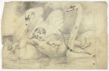 Cupid and Swans, n.d. Creator: John Downman.