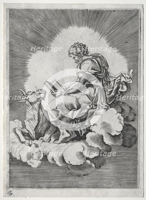 The Four Evangelists: St. Luke, c. 1518. Creator: Unknown.