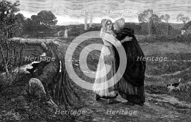 "Good-bye, God Bless You!" from the picture by P. R. Morris,...Royal Academy, 1873. Creator: William Biscombe Gardner.