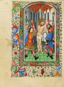 The Flagellation; Book of Hours, about 1430-1440. Creator: Fastolf Master.