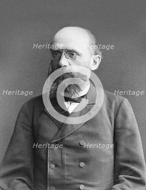 Portrait of the composer Alexander Sergeevich Famintsyn (1841-1896), c. 1890. Creator: Anonymous.