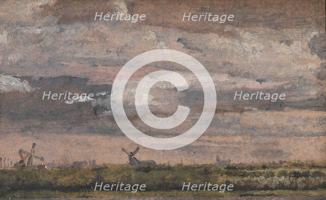 View Near Copenhagen, 1841-1845. Creator: Christen Købke.