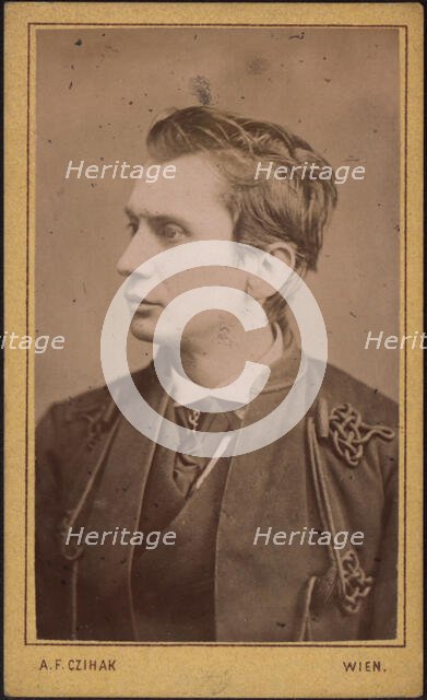 Leopold von Sacher-Masoch (1836-1895), c. 1880. Creator: Photo studio Adolf F. Czihak.