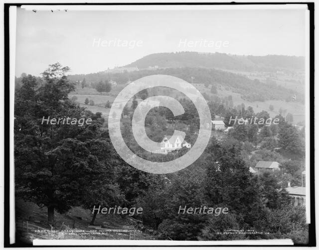 New Grand Hotel and Monka Hill Mountain, Catskill Mountains, N.Y., c1902. Creator: Unknown.
