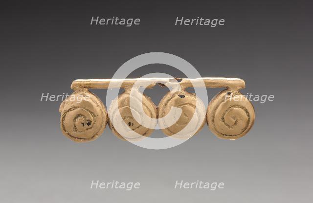 Linked Shells Pendant, c. 900-1550. Creator: Unknown.