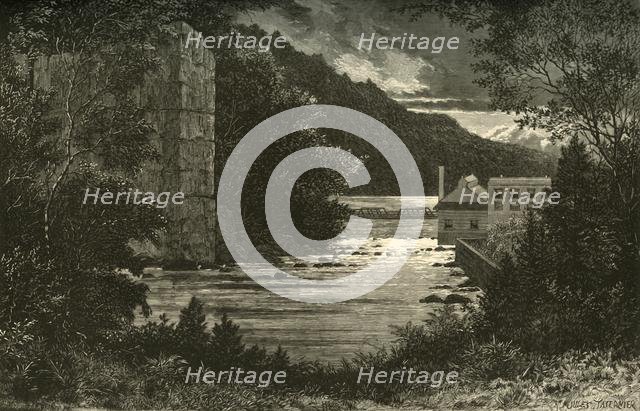 'The Passaic Below the Falls', 1874. Creator: Alfred Harral.