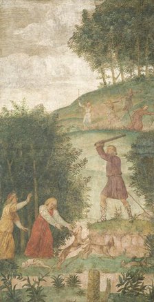 Cephalus Punished at the Hunt, c. 1520/1522. Creator: Bernardino Luini.