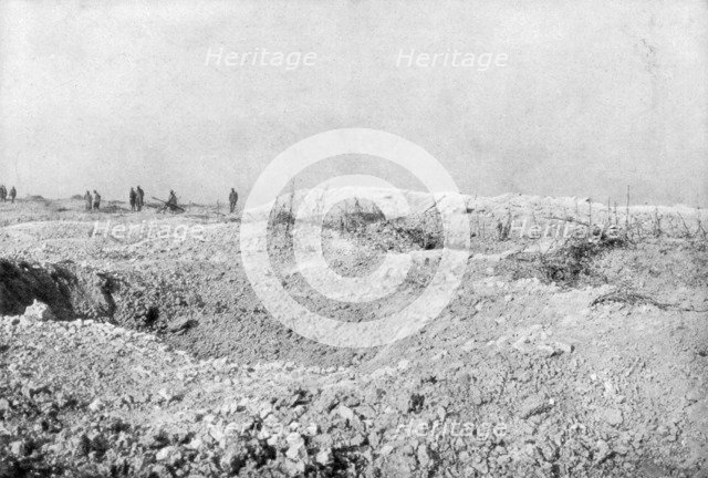 The landscape of Mort-Homme, Verdun, France, First World War, 1917. Artist: Unknown