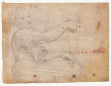 Seated Girl, n.d. Creator: Domenico Fiasella.