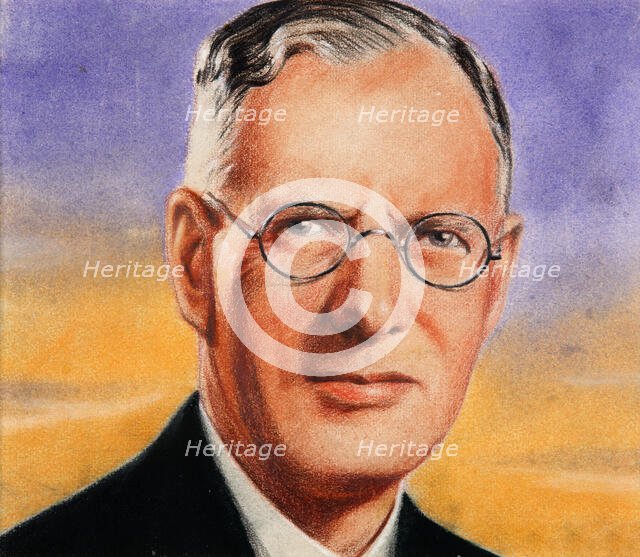 Mr Curtin (Australia), c1944. Creators: William Timym, Central Office of Information.