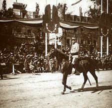 General Toulorge at victory parade, Paris, France, c1918-c1919. Artist: Unknown.