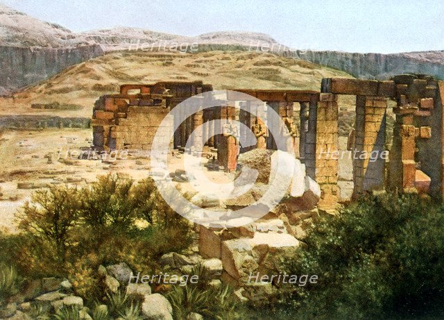 The Ramesseum, Thebes, Egypt, 20th Century. Artist: Unknown