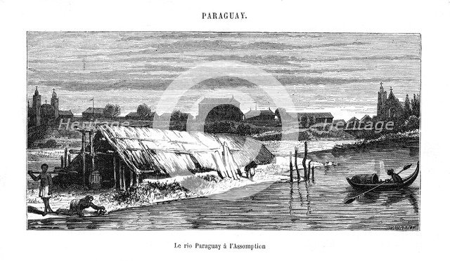 River Paraguay, South America, 19th century. Artist: Unknown
