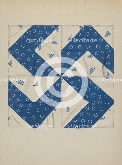 Patchwork Pattern, c. 1936. Creator: Evelyn Bailey.