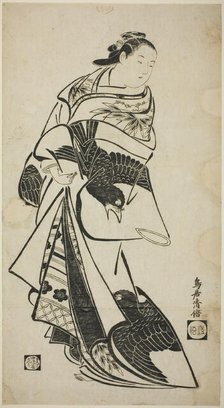 Standing Figure of a Woman, c. 1715. Creator: Torii Kiyomasu I.