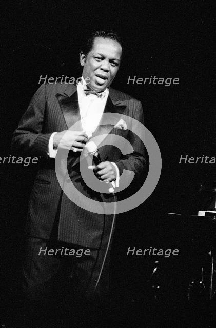 Lou Rawls, Royal Albert Hall, London, 02.90. Creator: Brian O'Connor.