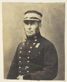 Admiral Lord Lyons, Taken in the Crimea, 1855. Creator: Roger Fenton.