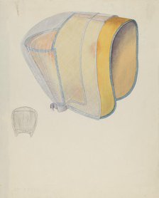 Shaker Infirmary Cap, c. 1936. Creator: Alice Stearns.