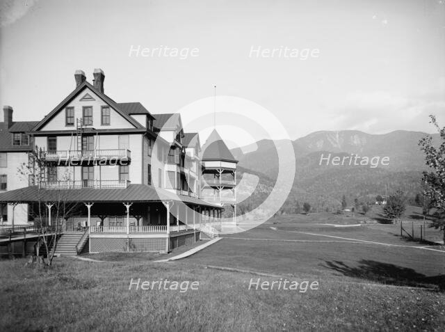 St. Hubert's Inn and the Giant, Keene Valley, Adirondack Mountains, c1903. Creator: Unknown.