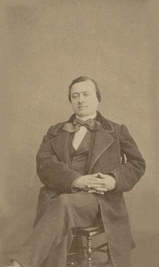 Composer Dominique François Xavier Boisselot (1811-1893), 1861. Creator: Photo studio Numa fils, Paris  .