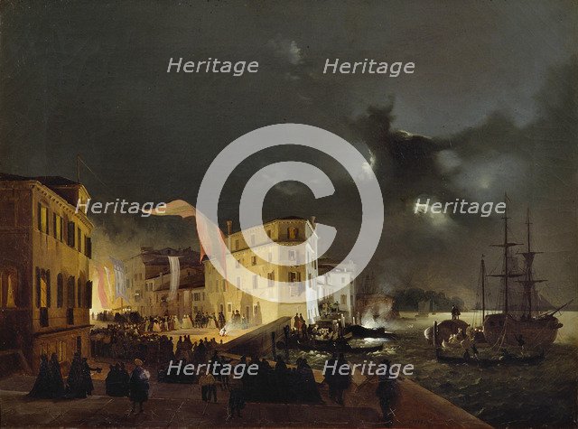 Night Festival in San Pietro di Castello, 1841.