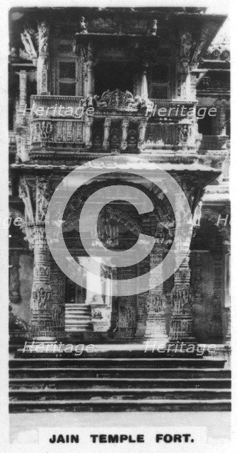 Jain temple fort, Ahmedabad, India, c1925. Artist: Unknown